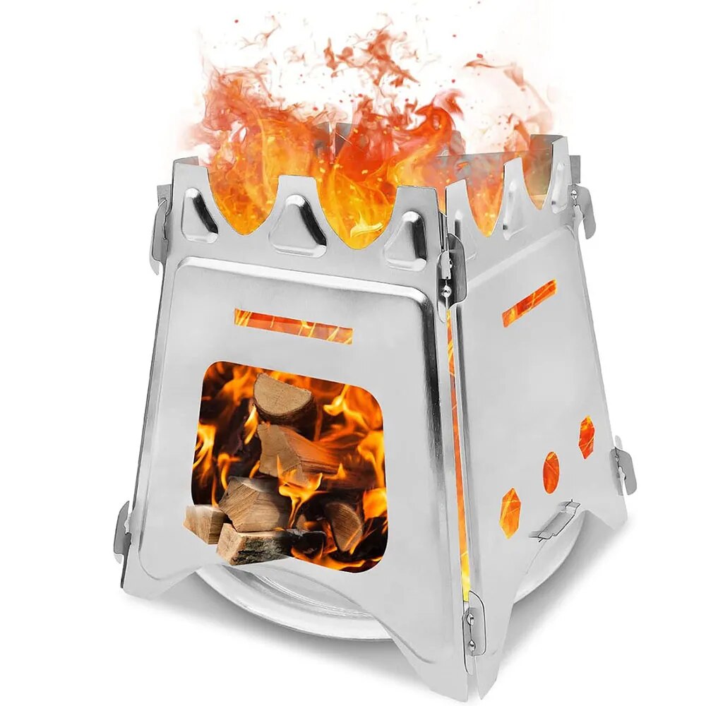 Portable Camping Wood Stove wi - Outdoor Camping Stove Wood ulasan dan harga