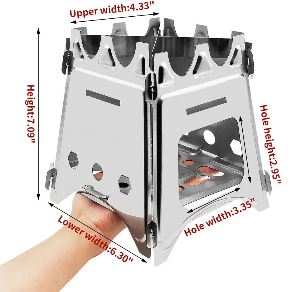 Portable Camping Wood Stove wi - Outdoor Camping Stove Wood ulasan dan harga
