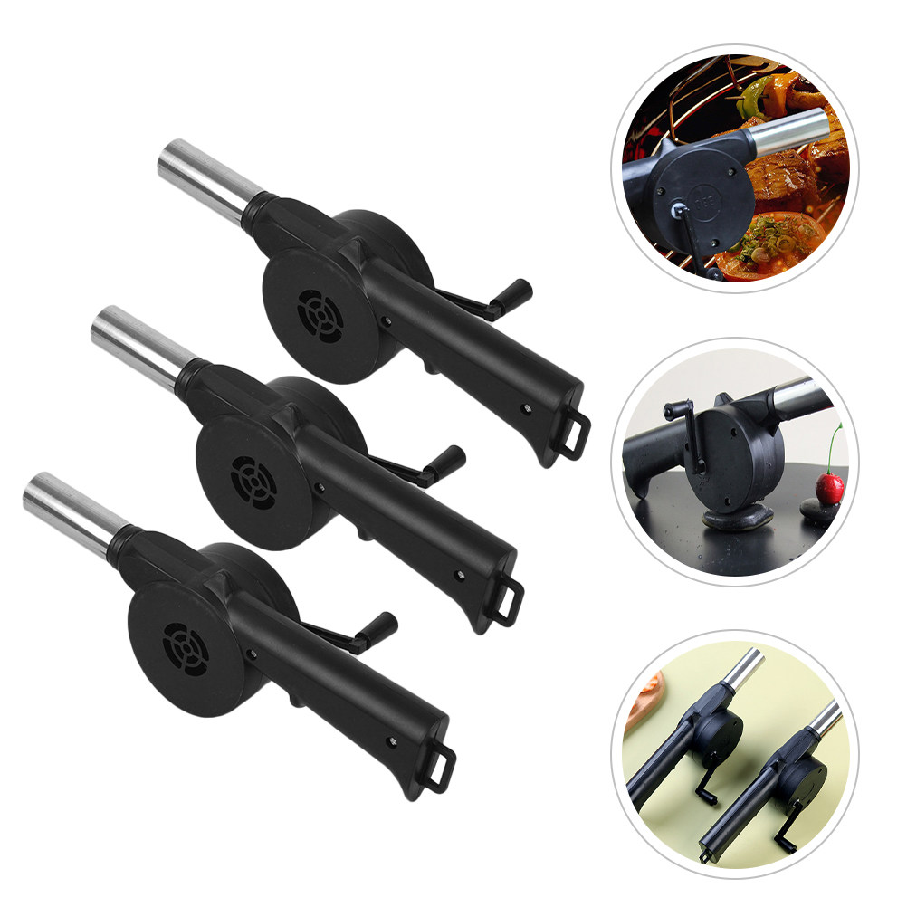 3Pcs Manual Hand Crank Fire Bl - Outdoor Camping Fire ulasan dan harga