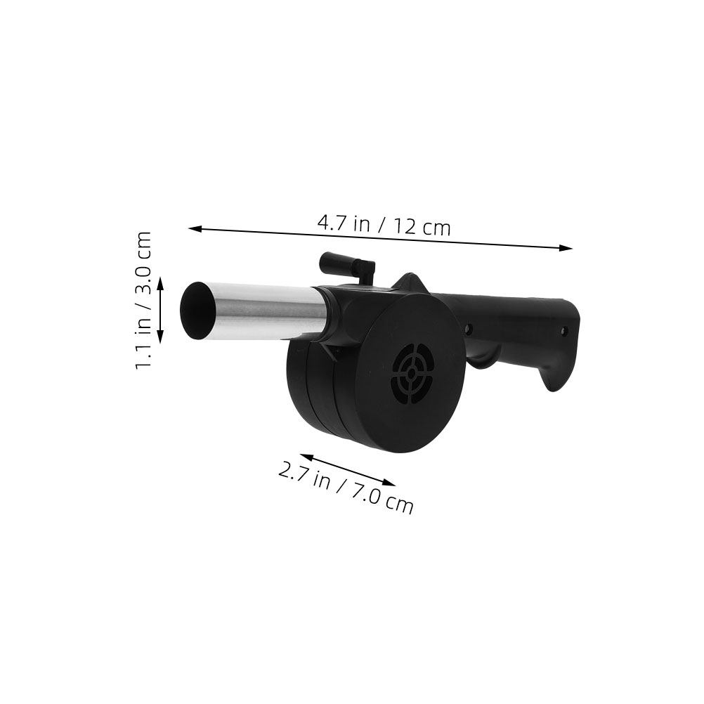 Manual Blower Black Hand Crank - Outdoor Camping Fire ulasan dan harga