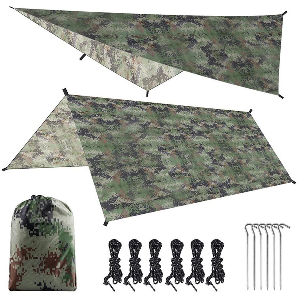 300x300cm Waterproof Camping T - Waterproof Tarp Shelter ulasan dan harga