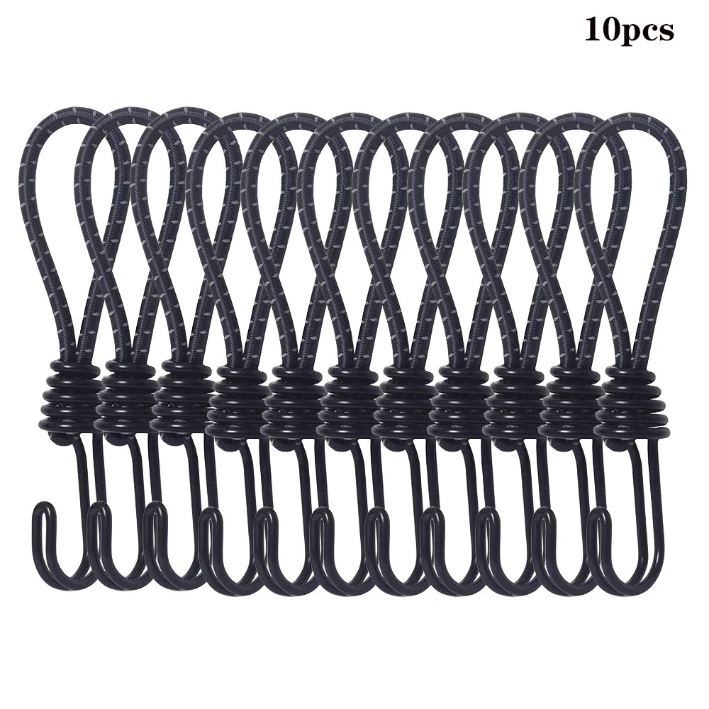 5/10Pcs Tent Elastic Rope Cord - Outdoor Camping Canopy ulasan dan harga